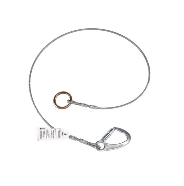 Anchorage Connector Extension, 6’ cable, FP5K snaphook & O-ring