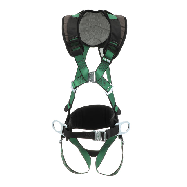 V-FORM+ Construction Harness, back D-ring, tongue-buckle leg straps