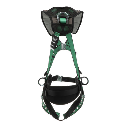 V-FORM+ Construction Harness, back D-ring, tongue-buckle leg straps