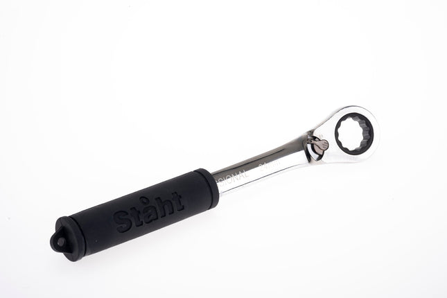 24mm Reversible Ring Ratchet Spanner, with comfort handle