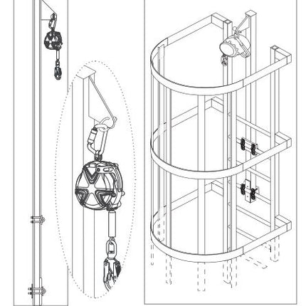 SRL Ladder Extension Post