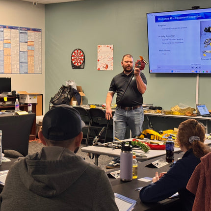 Andy Wilkins teaching competent person training class