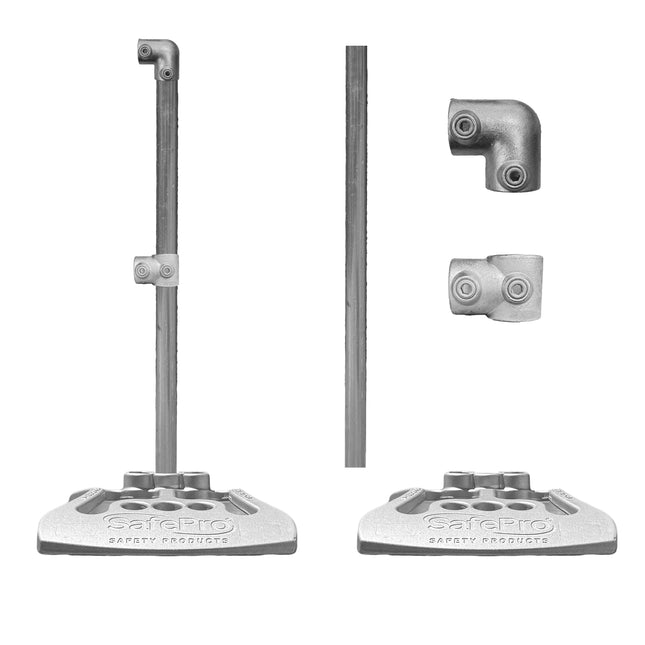 Component Guardrail End Upright Assembly