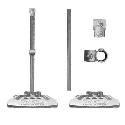 Component Guardrail Inline Upright Assembly